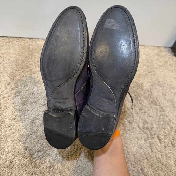 Dolce & Gabbana Shoes Mens Size 5 Leather Dress Lace Up Made‎ In Italy Formal - Picture 6 of 9